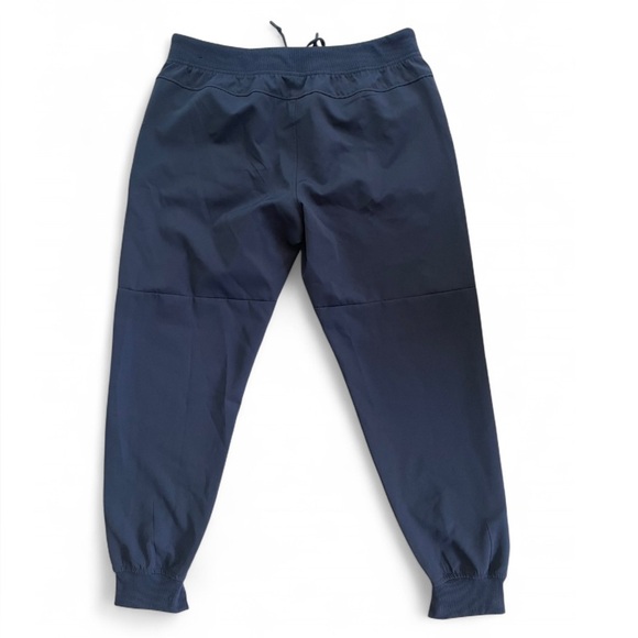 LEG3ND Blue Athletic Jogger Sweatpants Men L XL Cuffed Logo Sporty Athleisure - Picture 2 of 8